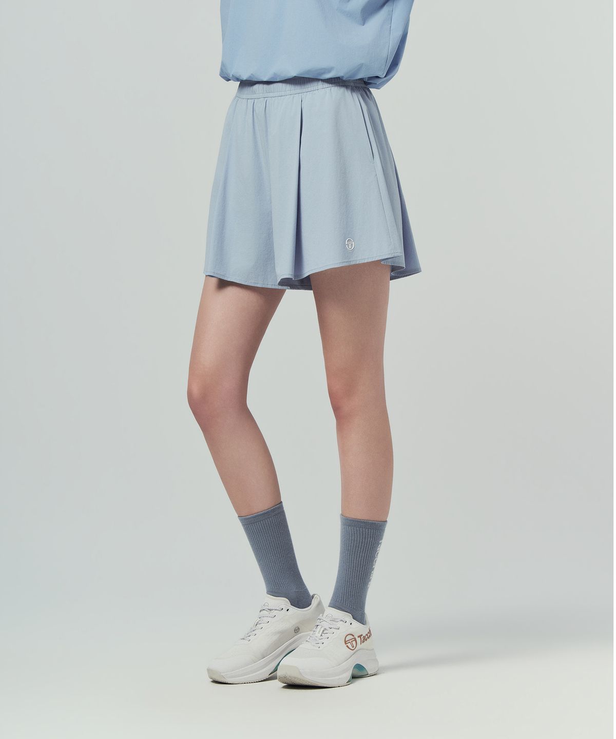 세르지오 타키니(SERGIO TACCHINI) W 플로위 스커티 쇼츠 (L.Indigo)