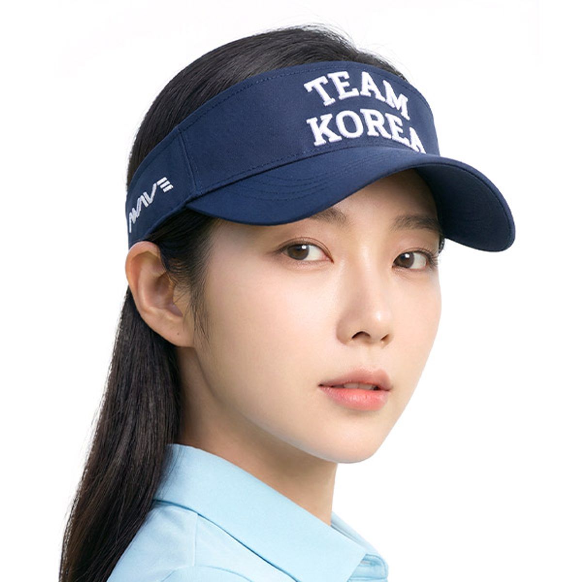어베이브(AVAVE) 태극기 골프모자 썬캡 썬바이저 네이비