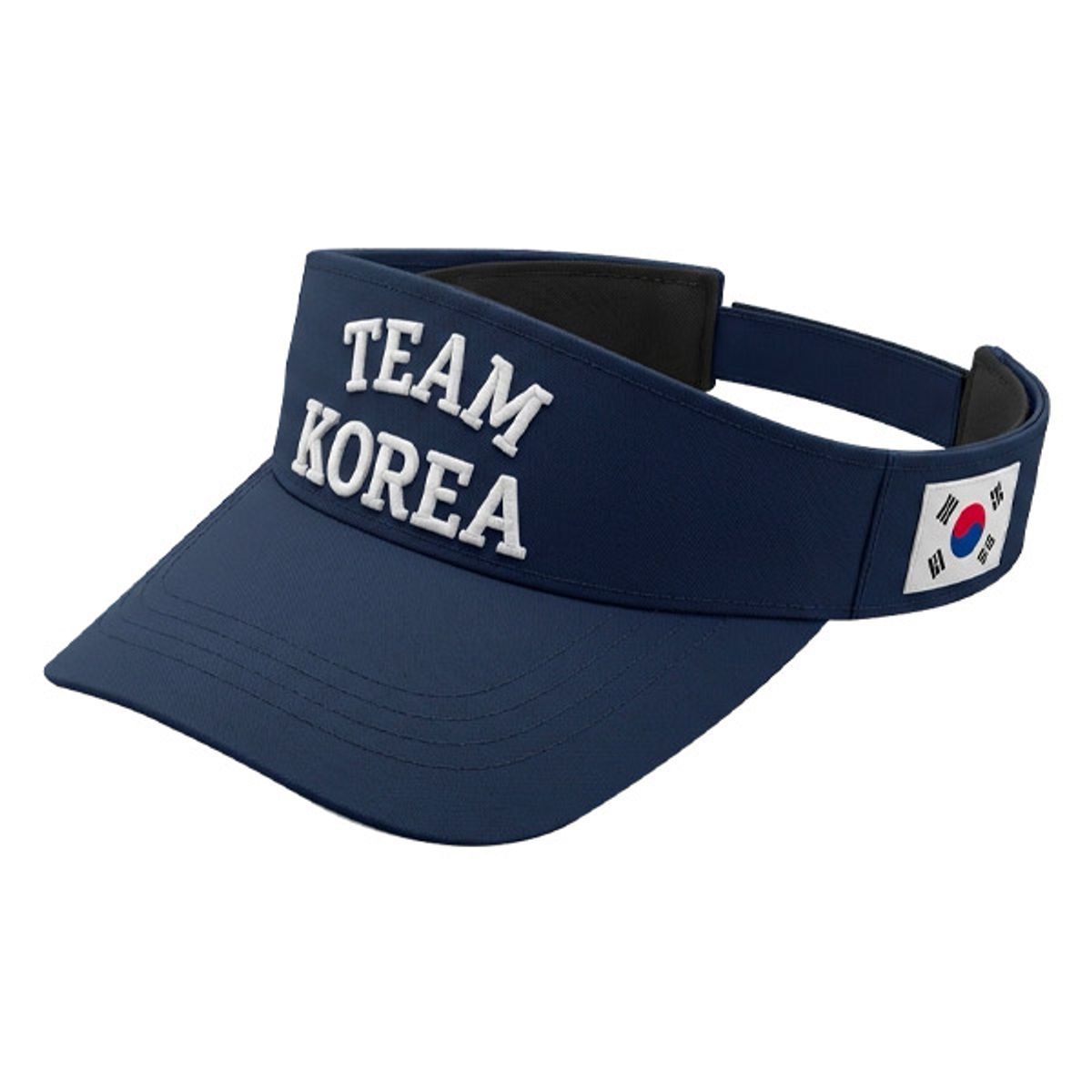어베이브(AVAVE) 태극기 골프모자 썬캡 썬바이저 네이비