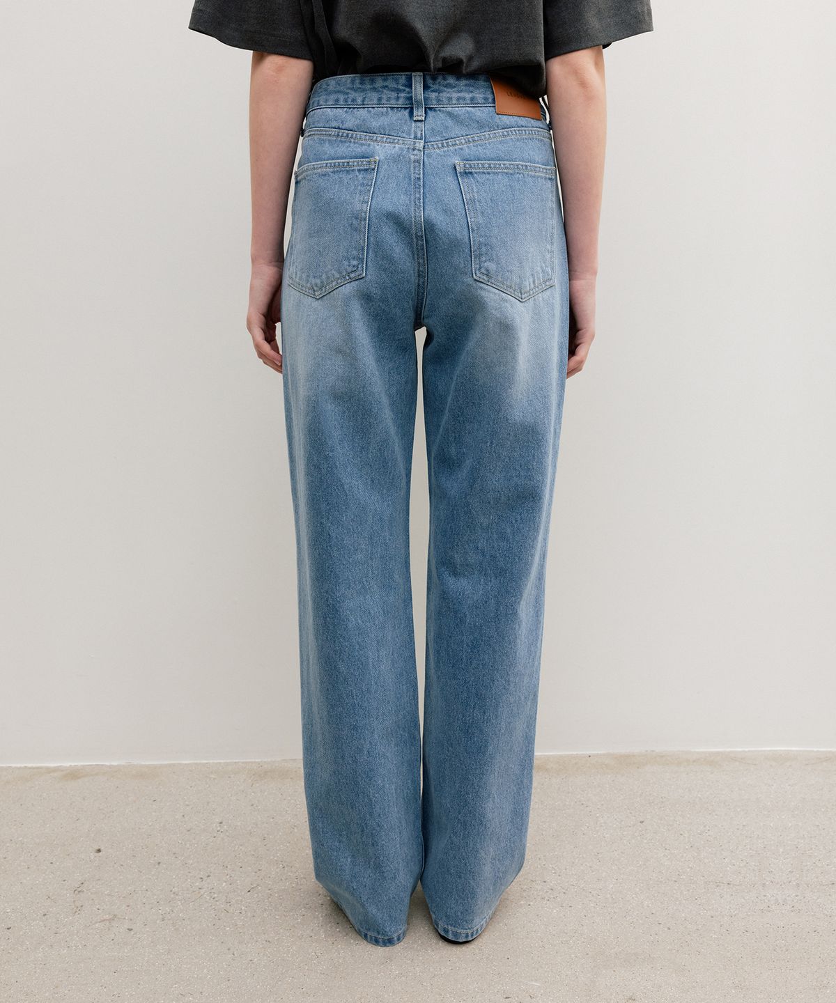 르메메(LEMEME) Parisien Classic Straight Denim  BleuParisien