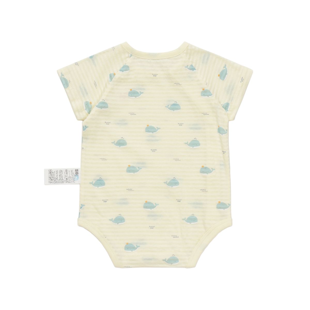 블루독 베이비(BLUEDOGBABY) 큐티고래반팔바디수트 (46370-040-12)