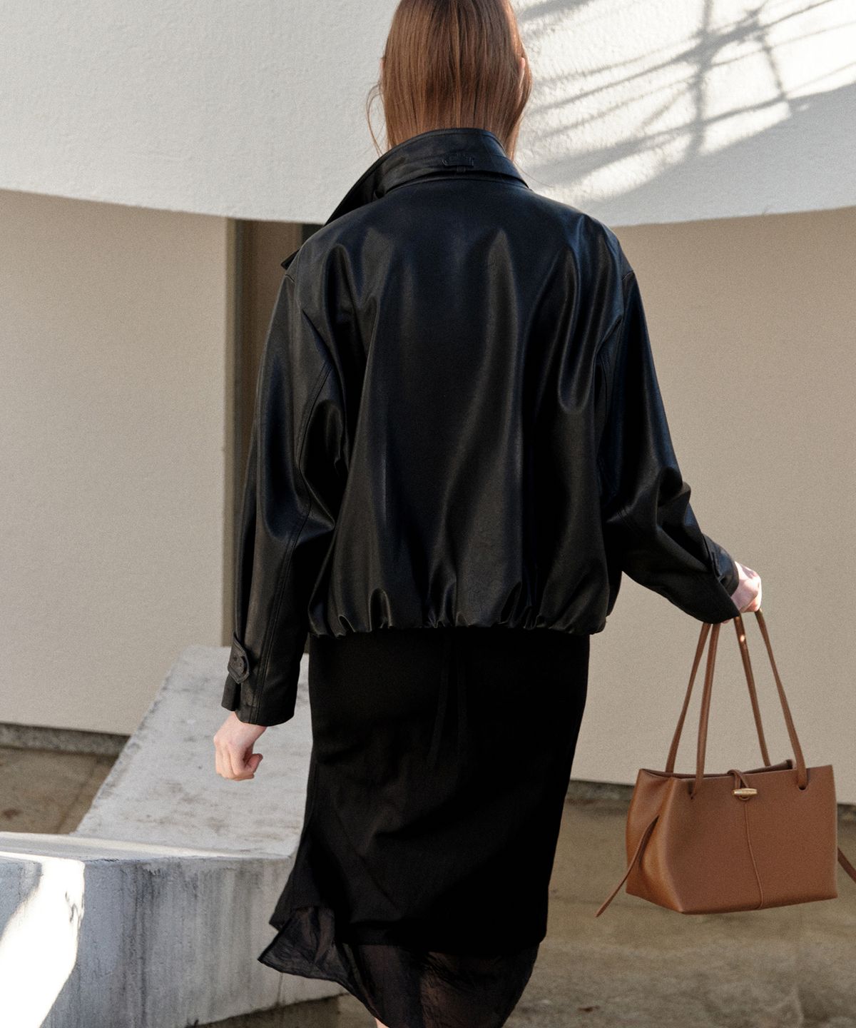 르메메(LEMEME) Sac Cabas Brown