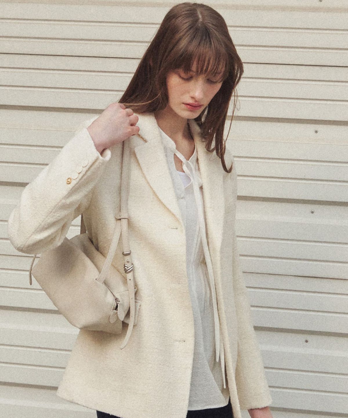 르메메(LEMEME) Sac Lune Ivory