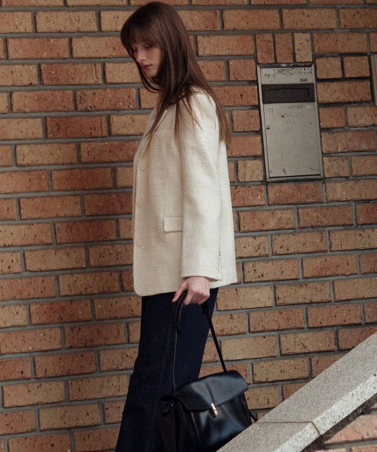 르메메(LEMEME) Sac Grand Amelie Black