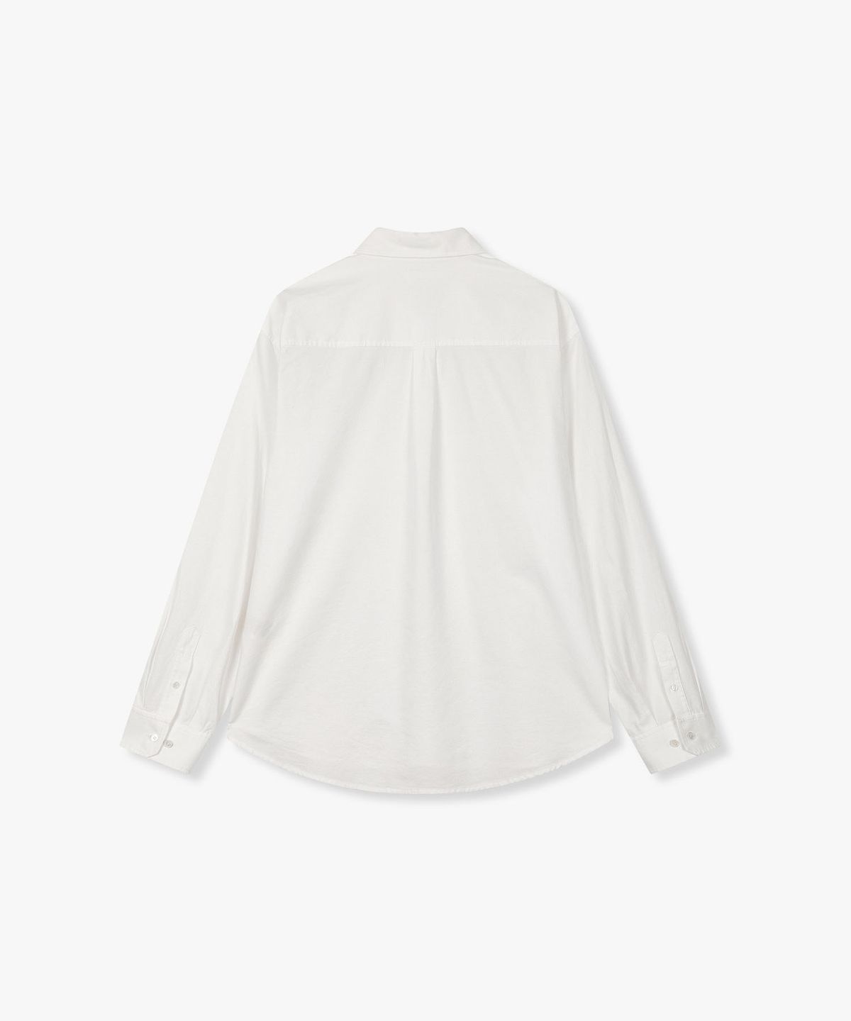 스튜디오 톰보이(STUDIO TOMBOY) [MEN] 원 포켓 코튼 솔리드 셔츠_화이트 9156221207