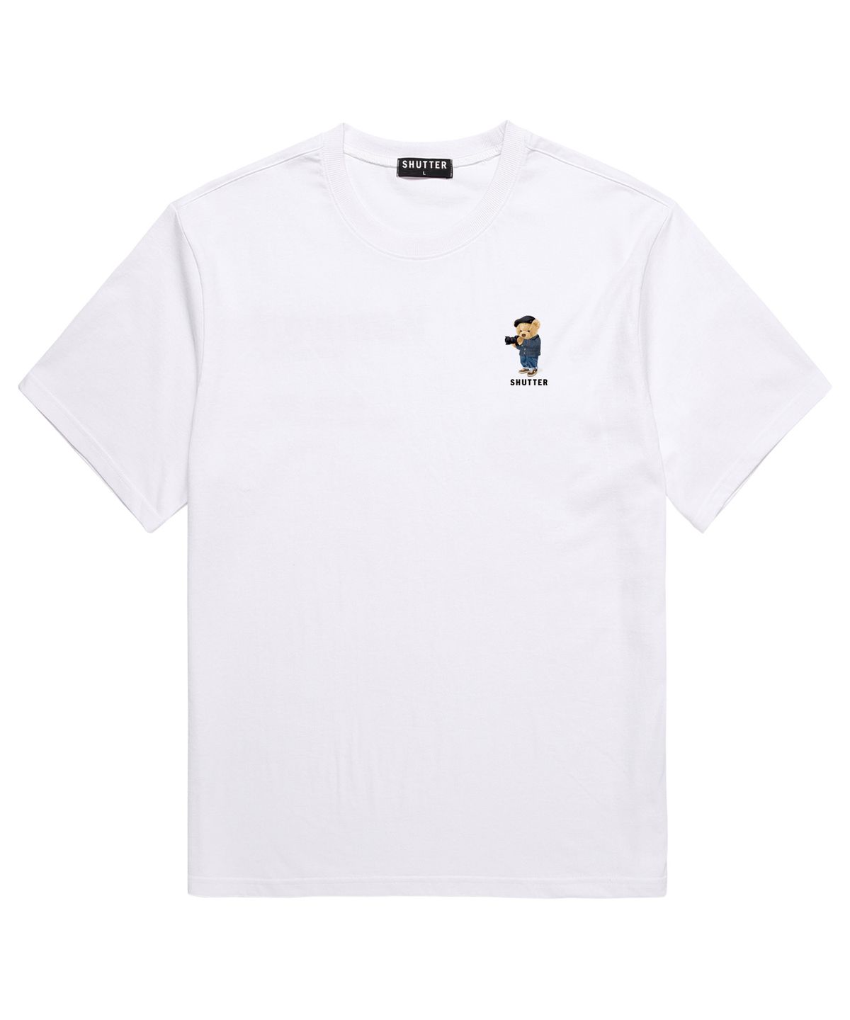 셔터(SHUTTER) MINI BEAR 반팔 티셔츠 (SS038) 화이트