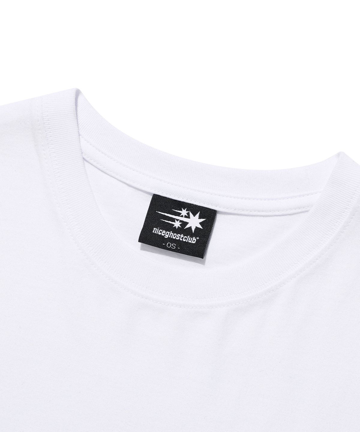 나이스고스트클럽(NICEGHOSTCLUB) DRAWING 3STAR BIG CROP TEE_WHITE(NG2GMFT530A)