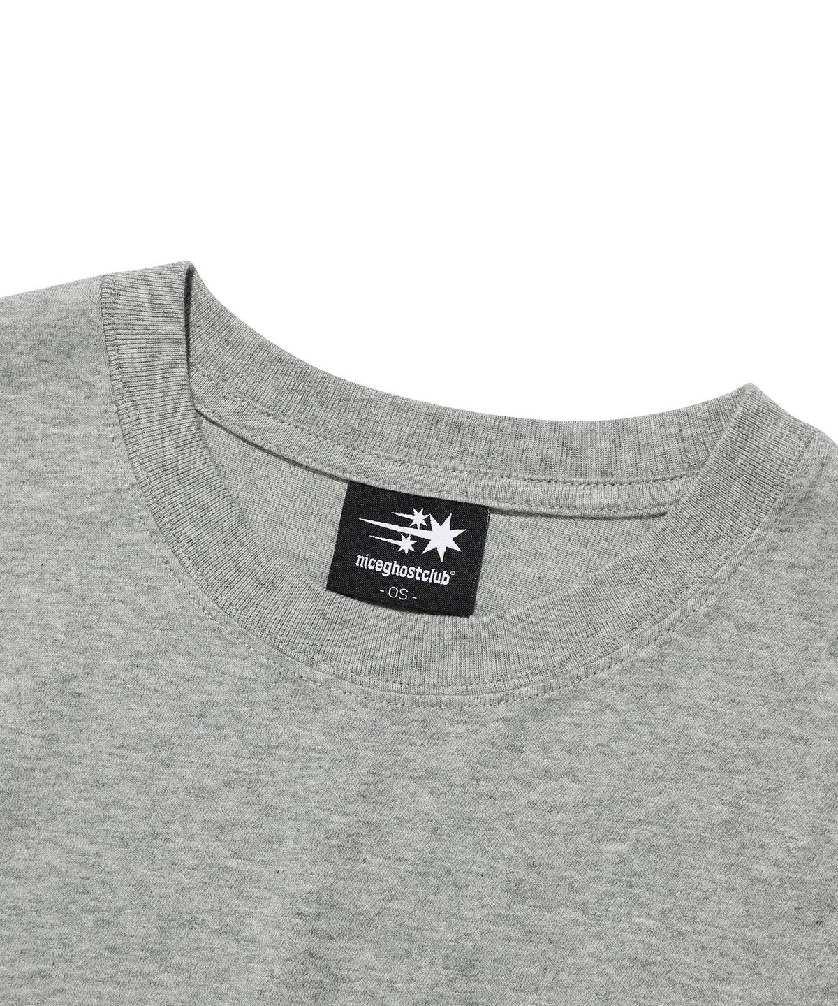 나이스고스트클럽(NICEGHOSTCLUB) 3STAR BIG CROP TEE_GREY(NG2GMFT531A)