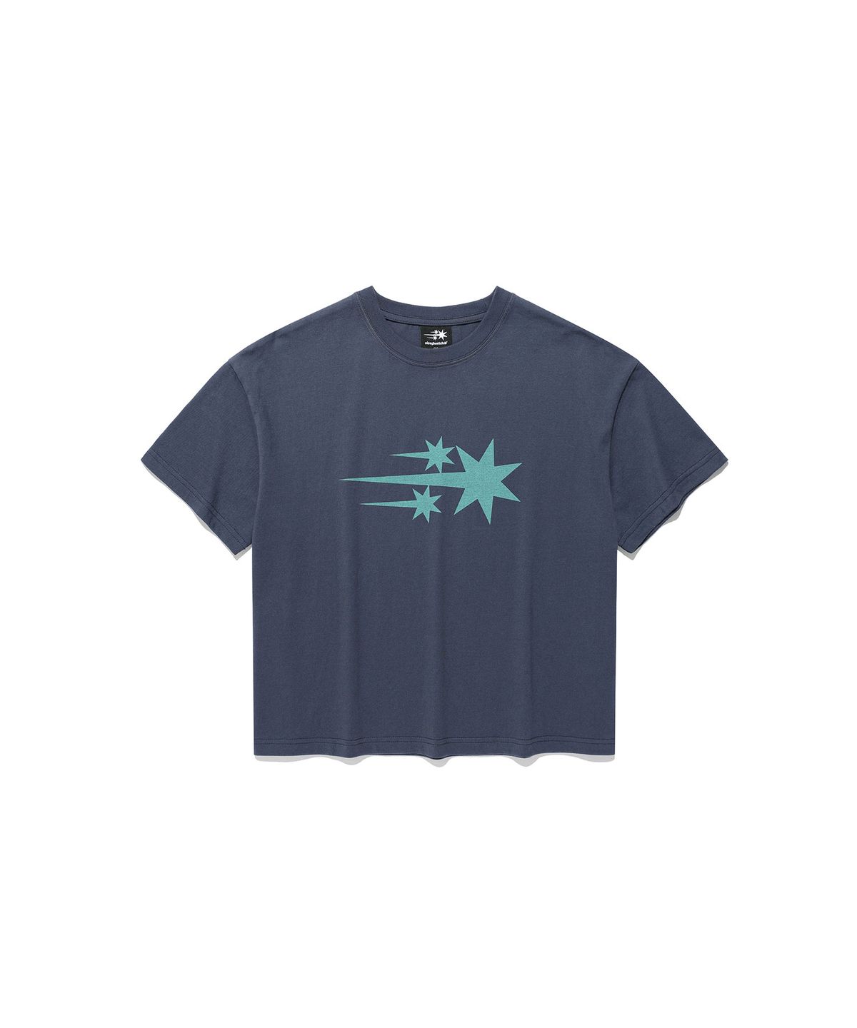 나이스고스트클럽(NICEGHOSTCLUB) 3STAR BIG CROP TEE_NAVY(NG2GMFT531A)