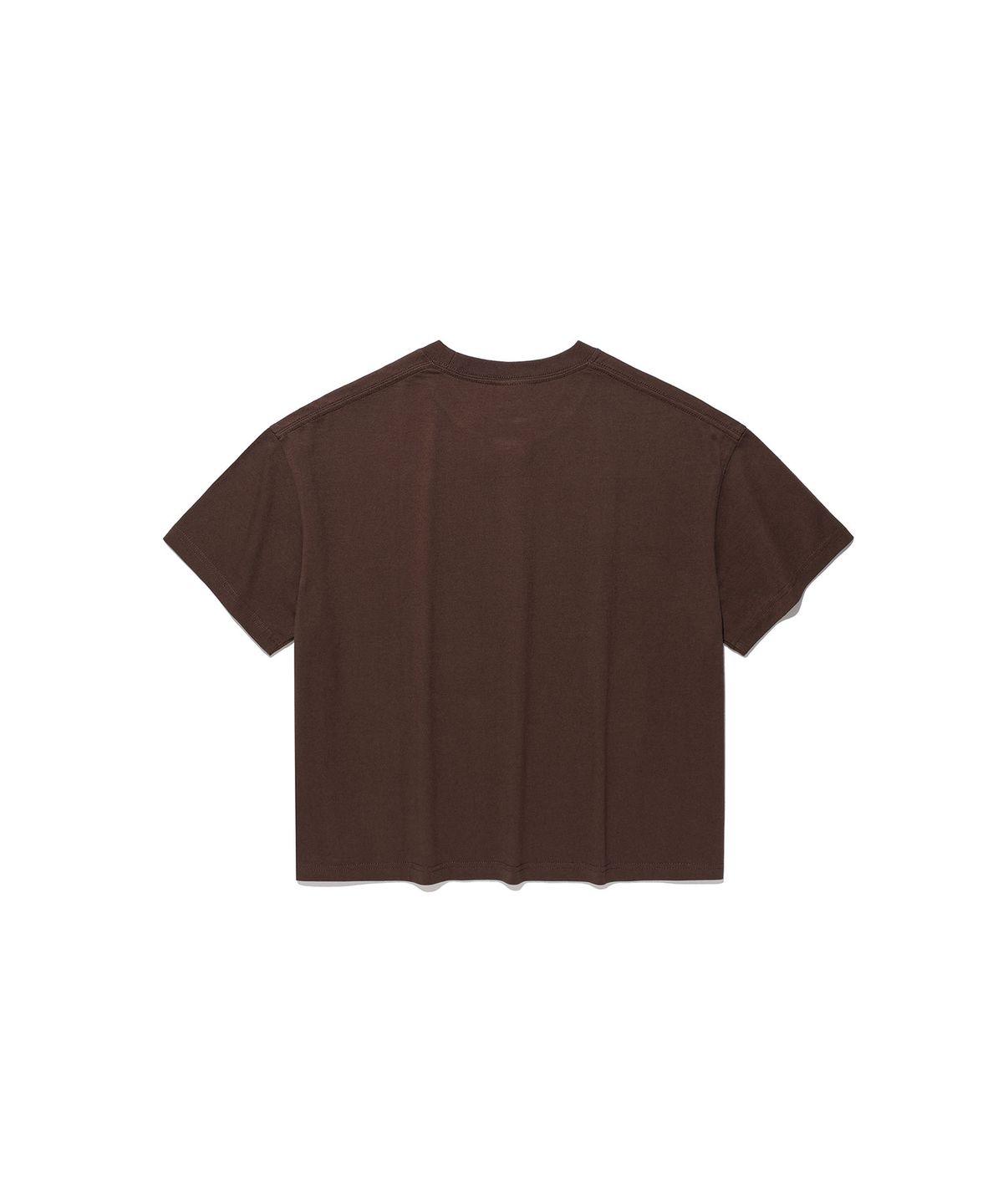 나이스고스트클럽(NICEGHOSTCLUB) 3STAR BIG CROP TEE_BROWN(NG2GMFT531A)