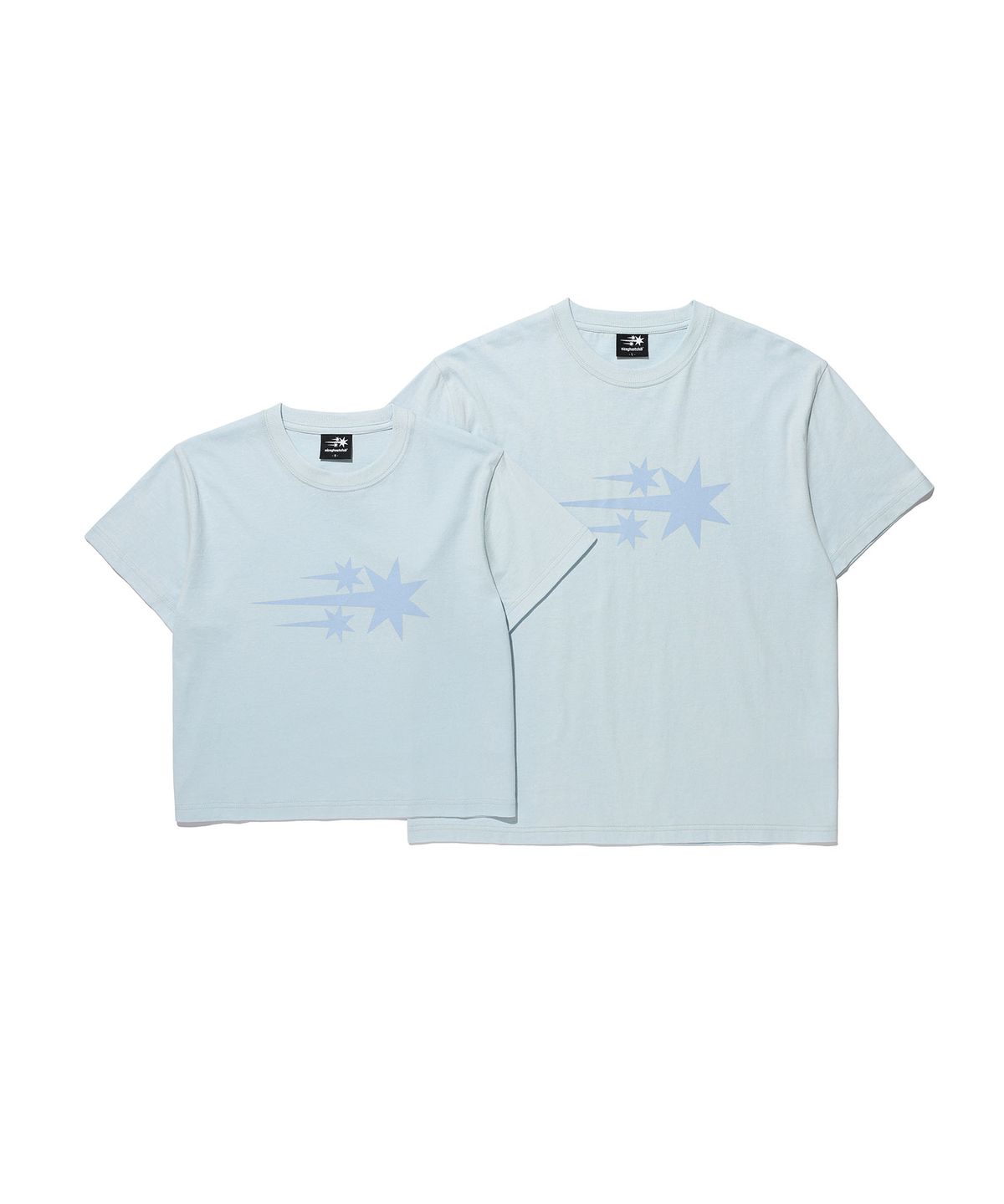 나이스고스트클럽(NICEGHOSTCLUB) 3STAR BASIC TEE_LIGHT BLUE(NG2GMUT534A)
