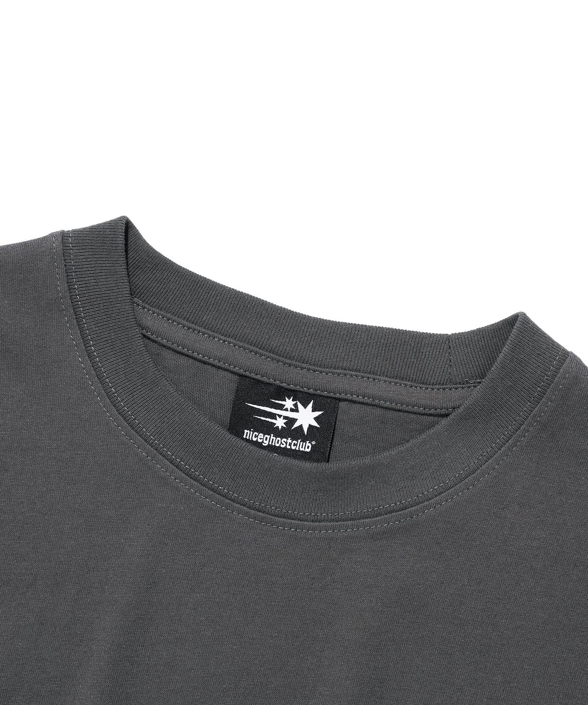 나이스고스트클럽(NICEGHOSTCLUB) 3STAR BASIC TEE_CHARCOAL(NG2GMUT534A)