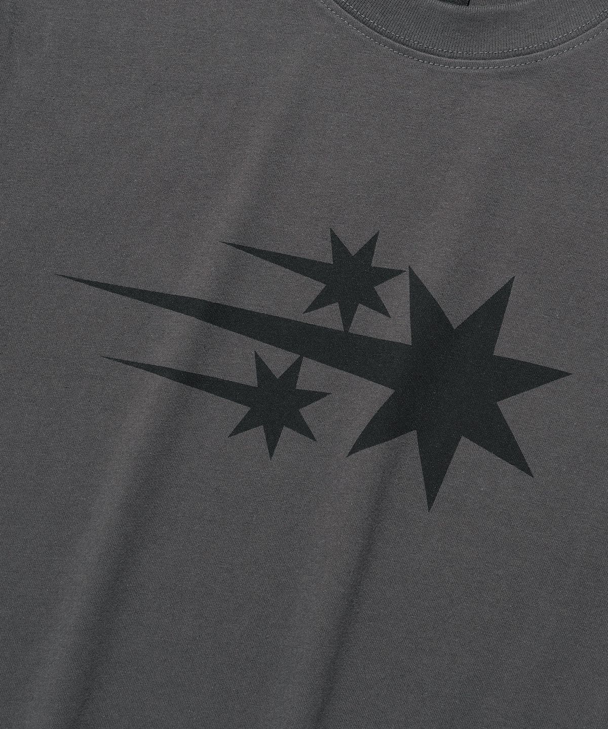 나이스고스트클럽(NICEGHOSTCLUB) 3STAR BASIC TEE_CHARCOAL(NG2GMUT534A)