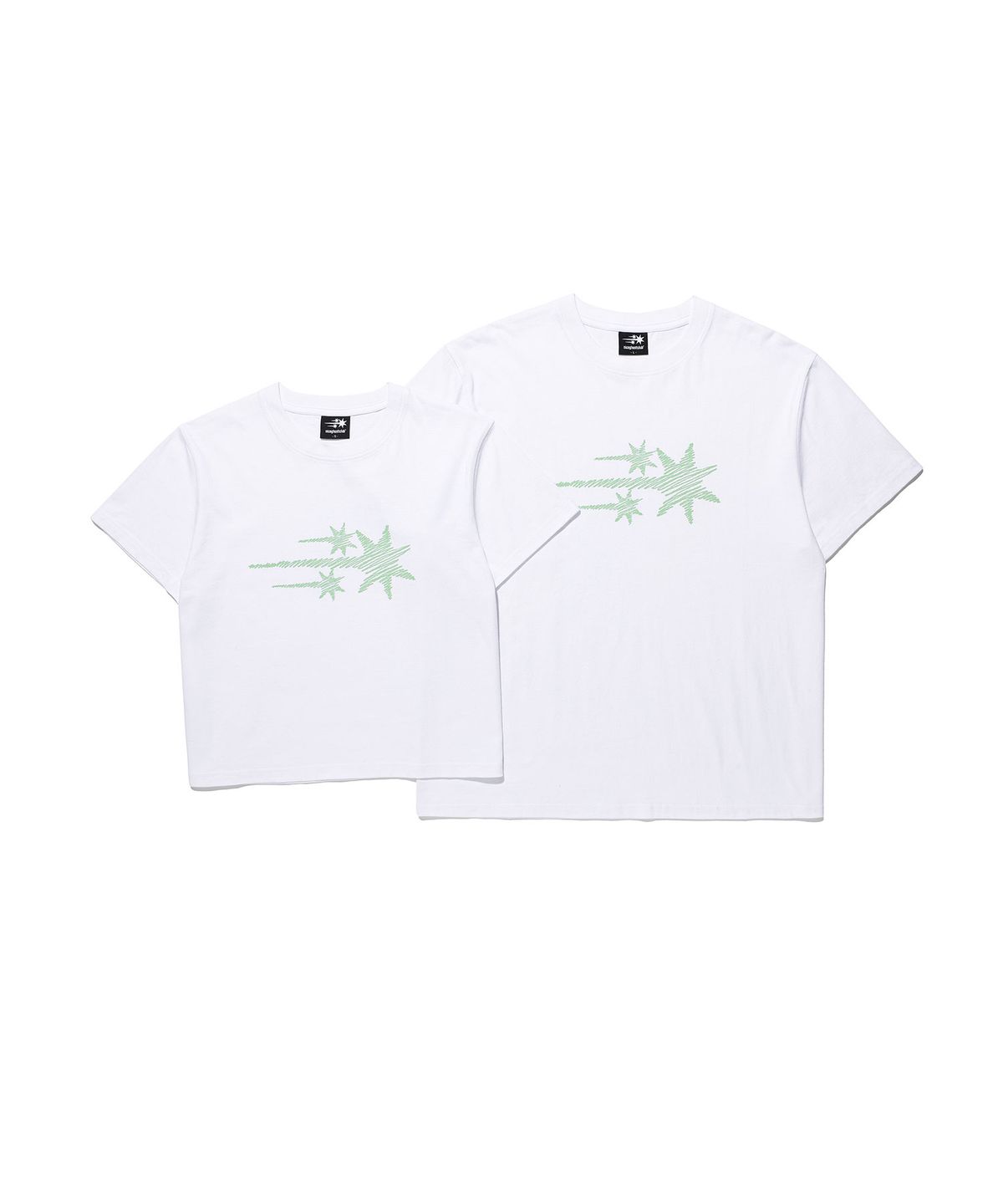 나이스고스트클럽(NICEGHOSTCLUB) SKETCH 3STAR BASIC TEE_WHITE(NG2GMUT535A)