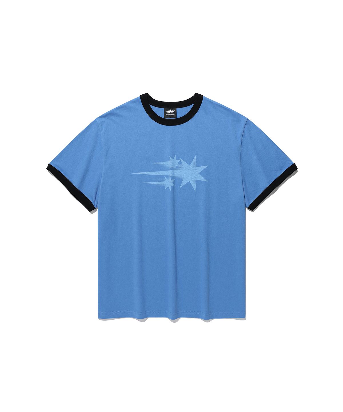 나이스고스트클럽(NICEGHOSTCLUB) RUSH 3STAR BASIC RINGER TEE_BLUE(NG2GMUT536A)