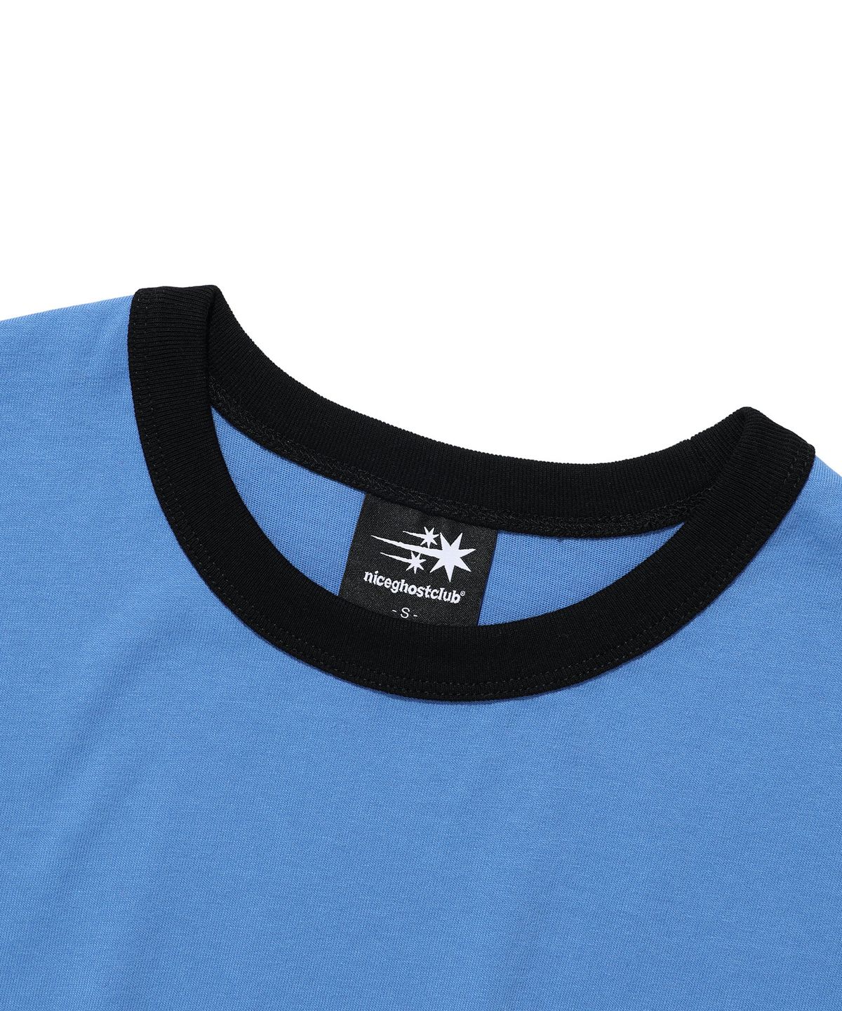 나이스고스트클럽(NICEGHOSTCLUB) RUSH 3STAR BASIC RINGER TEE_BLUE(NG2GMUT536A)