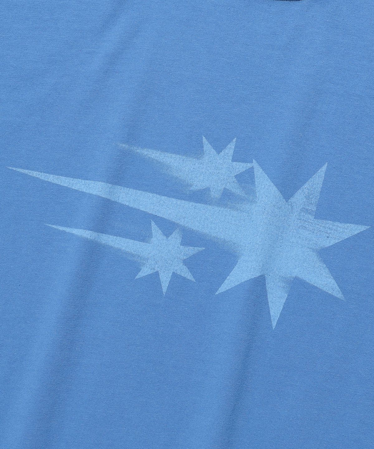 나이스고스트클럽(NICEGHOSTCLUB) RUSH 3STAR BASIC RINGER TEE_BLUE(NG2GMUT536A)