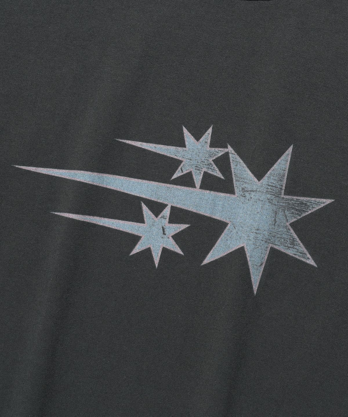 나이스고스트클럽(NICEGHOSTCLUB) VINTAGE 3STAR BASIC RINGER TEE_CHARCOAL(NG2GMUT538A)