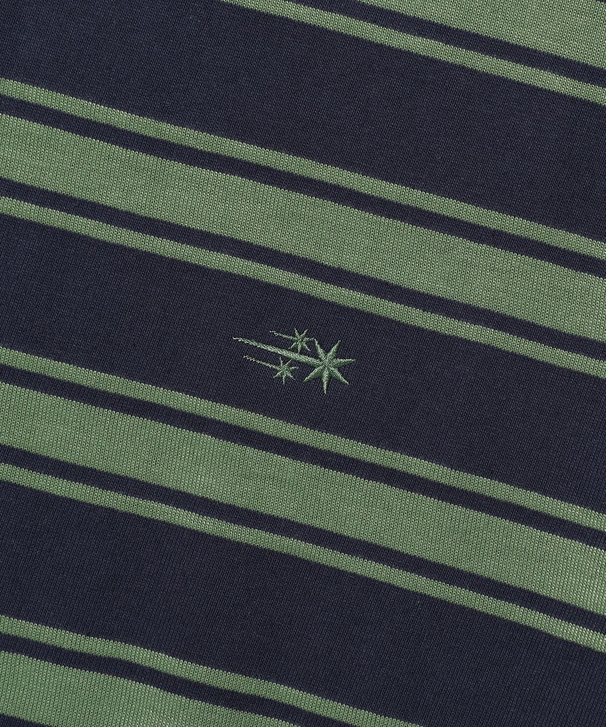나이스고스트클럽(NICEGHOSTCLUB) MULTI STRIPE 3STAR TEE_NAVY(NG2GMUT540A)