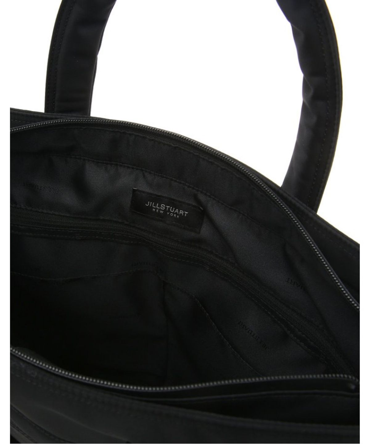질스튜어트 맨 액세서리(JILLSTUART MEN ACC) 에반 블랙 투포켓 나일론 세로형 토트백 겸 크로스백 JUBA6F502BK