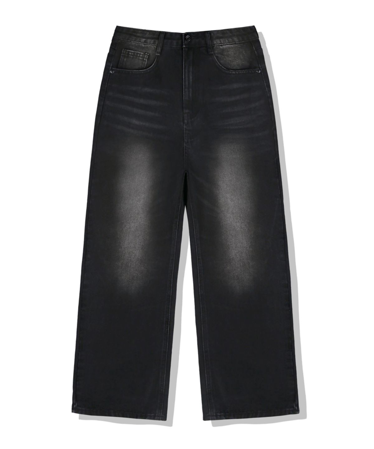 베이직라벨(BASIC LABEL) Stone balloon wide-washed denim pants 4 Color [BLBD_4013]