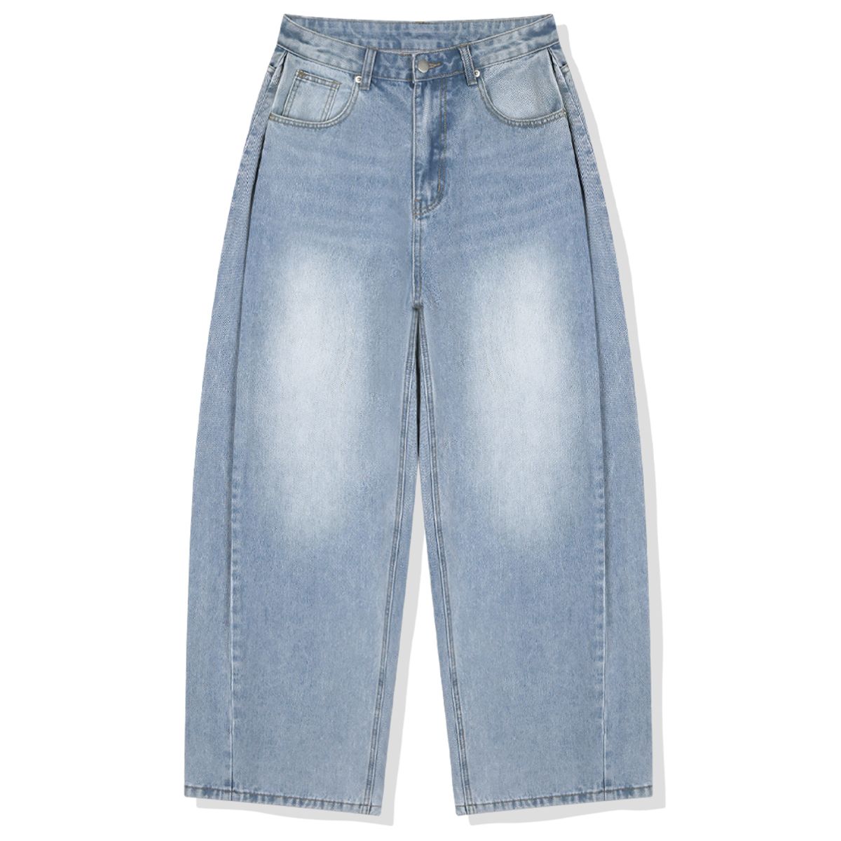 베이직라벨(BASIC LABEL) Drop side pintuck washed denim pants 6 Color [BLBD_4501]