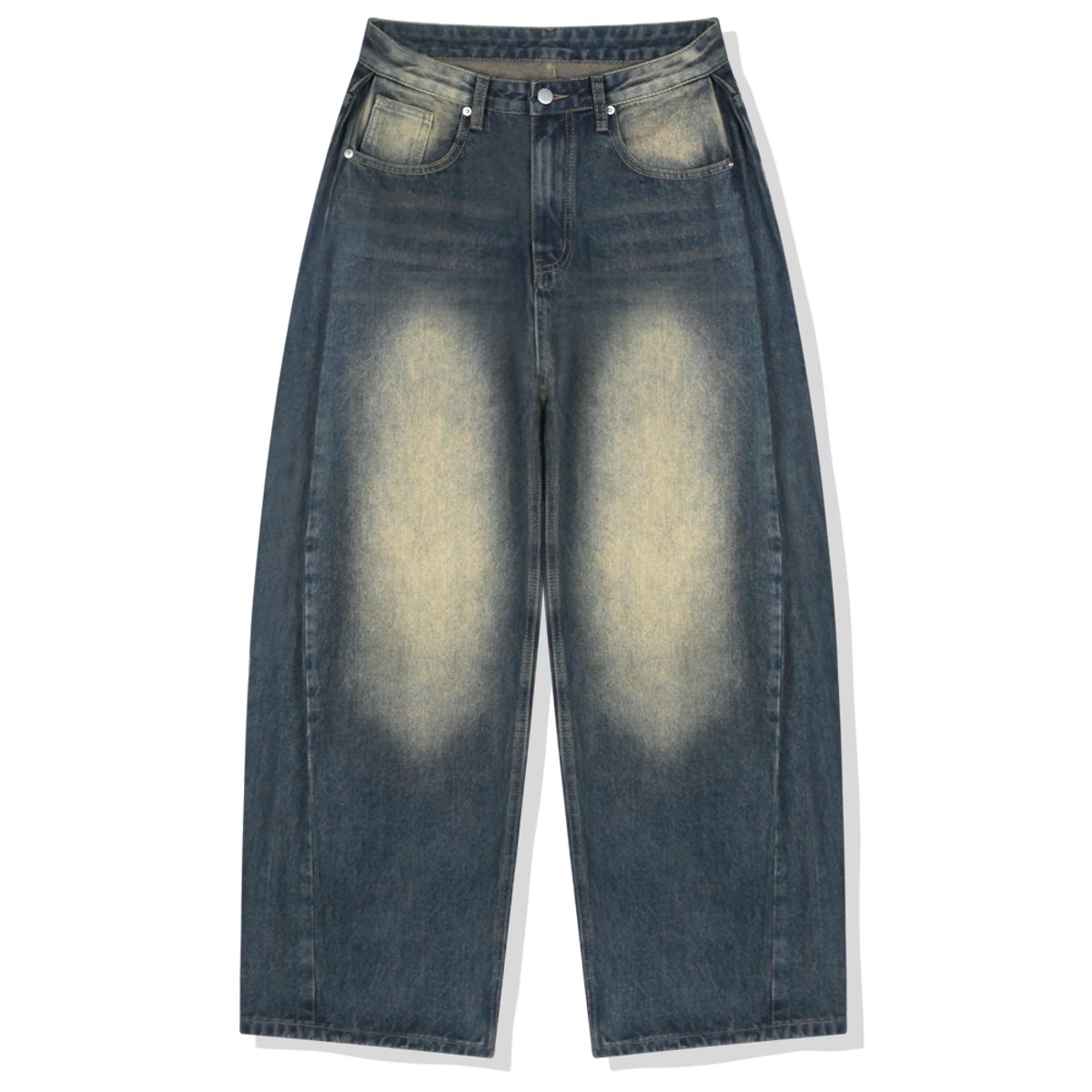 베이직라벨(BASIC LABEL) Drop side pintuck washed denim pants 6 Color [BLBD_4501]