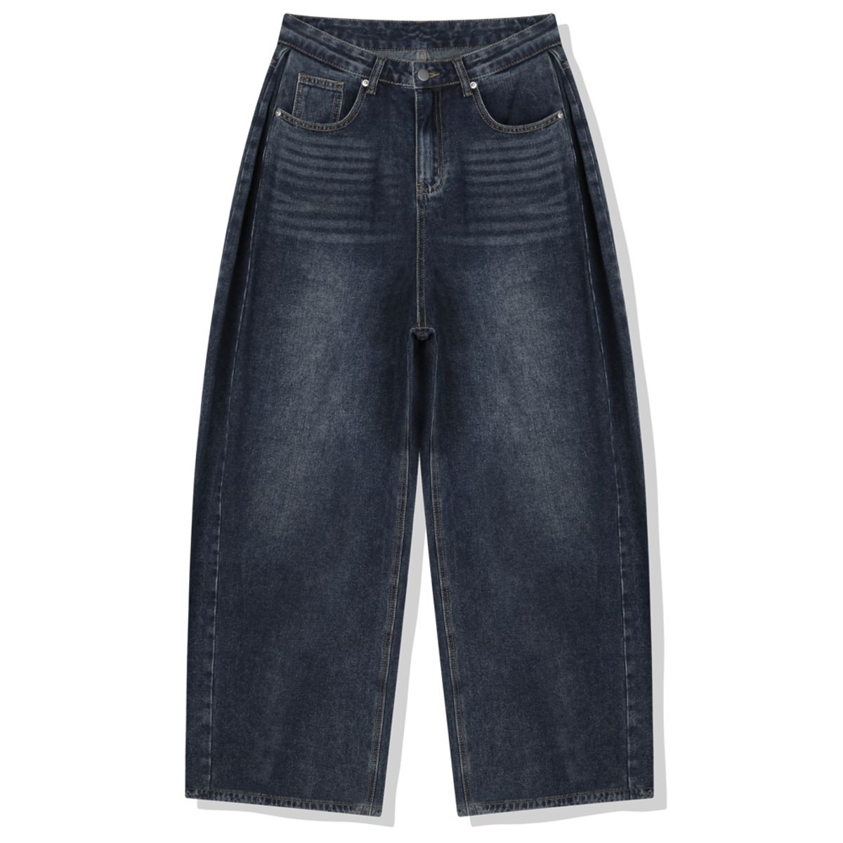 베이직라벨(BASIC LABEL) Drop side pintuck washed denim pants 6 Color [BLBD_4501]