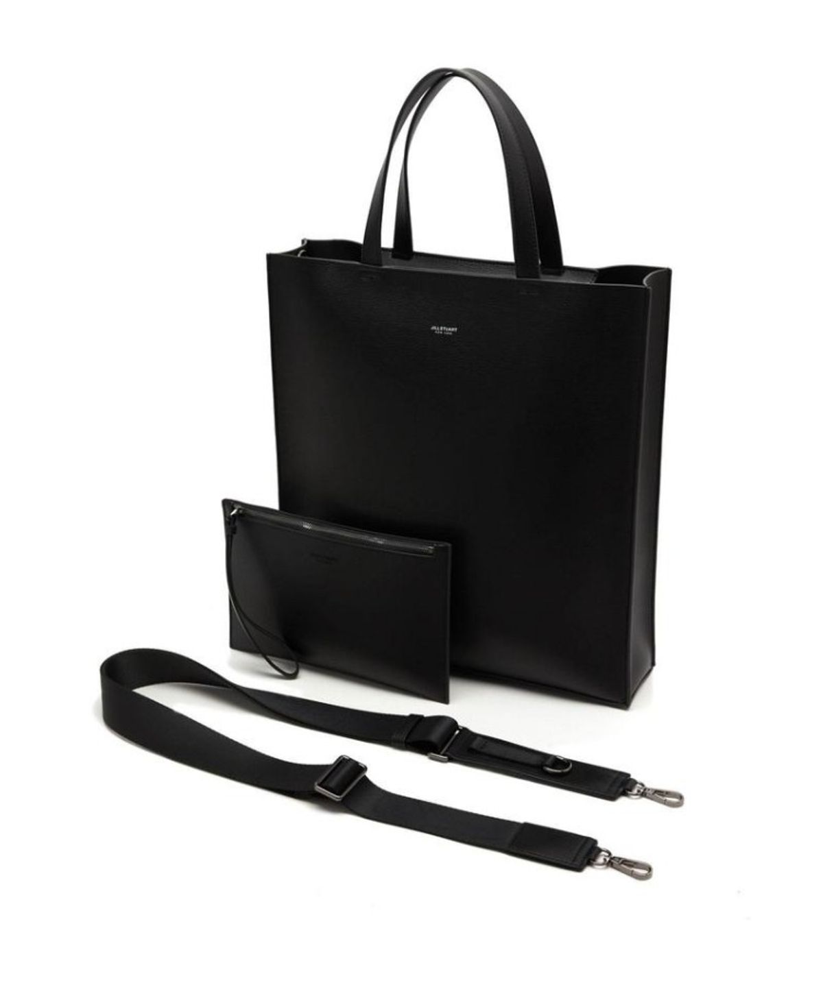 질스튜어트 맨 액세서리(JILLSTUART MEN ACC) [SCOTT] 스캇 세로형 토트백 미디움 (파우치포함) JUBA6F902BK