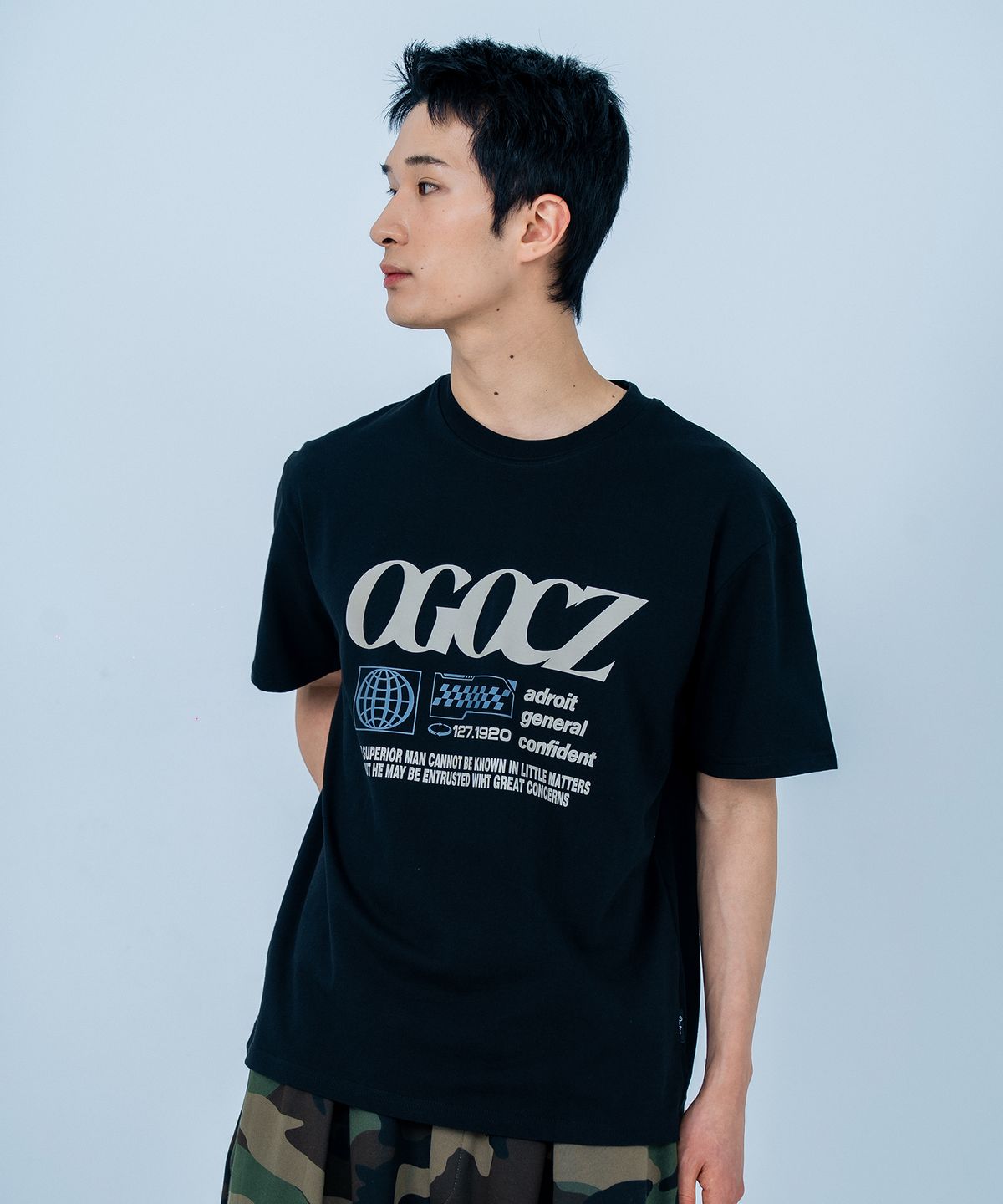 쿠톤(QUTON) OGOC 오버핏 헤비 반팔티셔츠