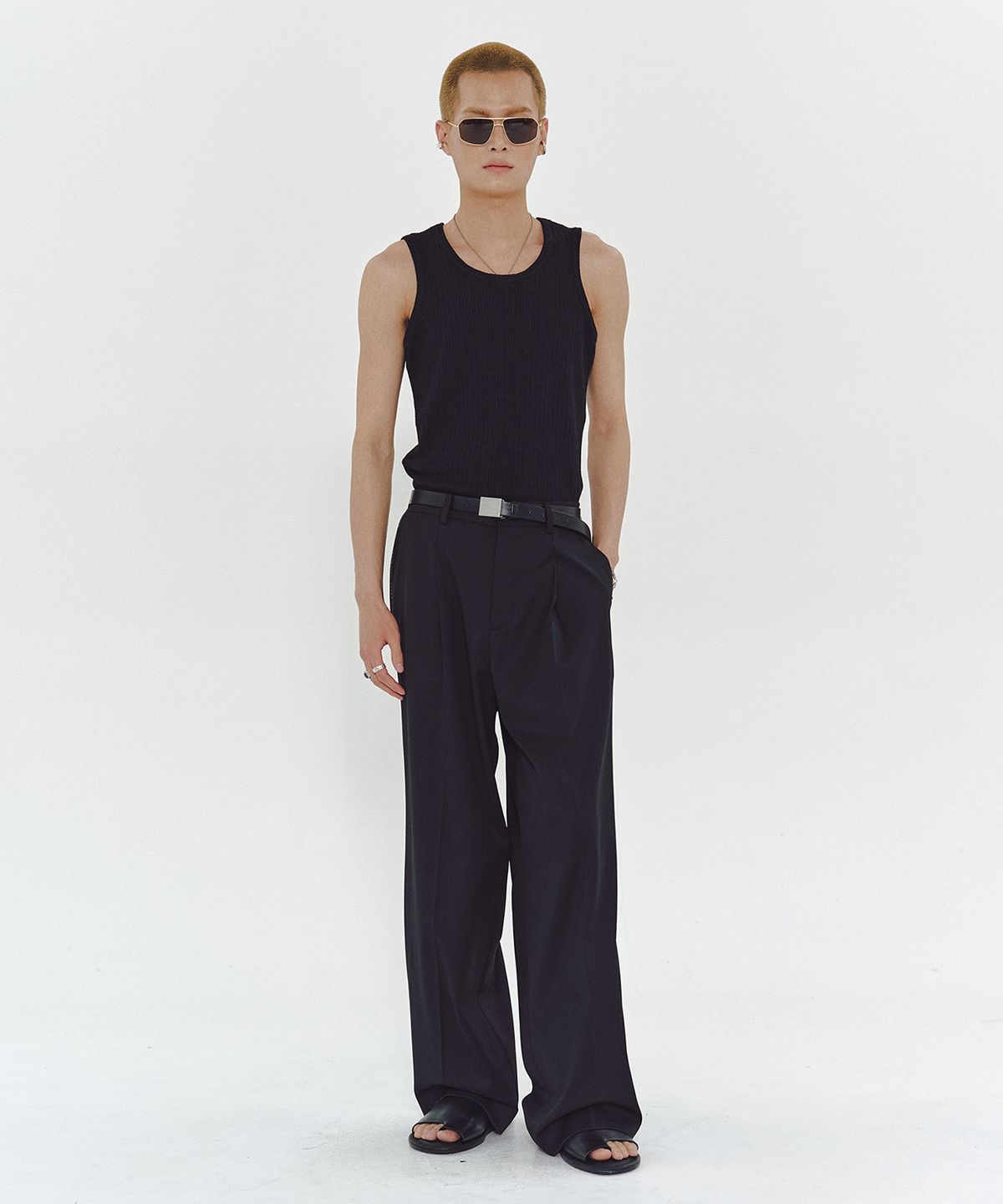 엠엠아이씨(MMIC) PLANK BELT (BLACK)