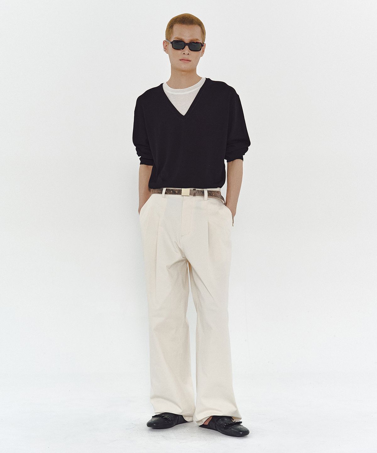 엠엠아이씨(MMIC) PLANK BELT (BROWN)