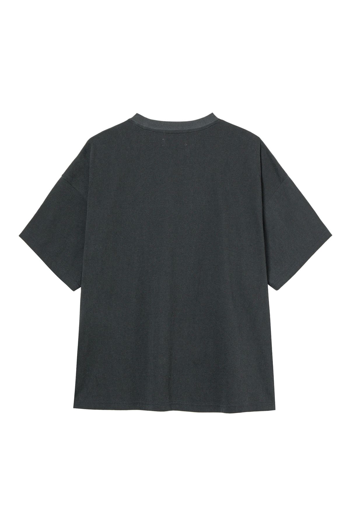 다이닛(DEINET) STAR TRIM DYEING T-SHIRTS IN CHARCOAL