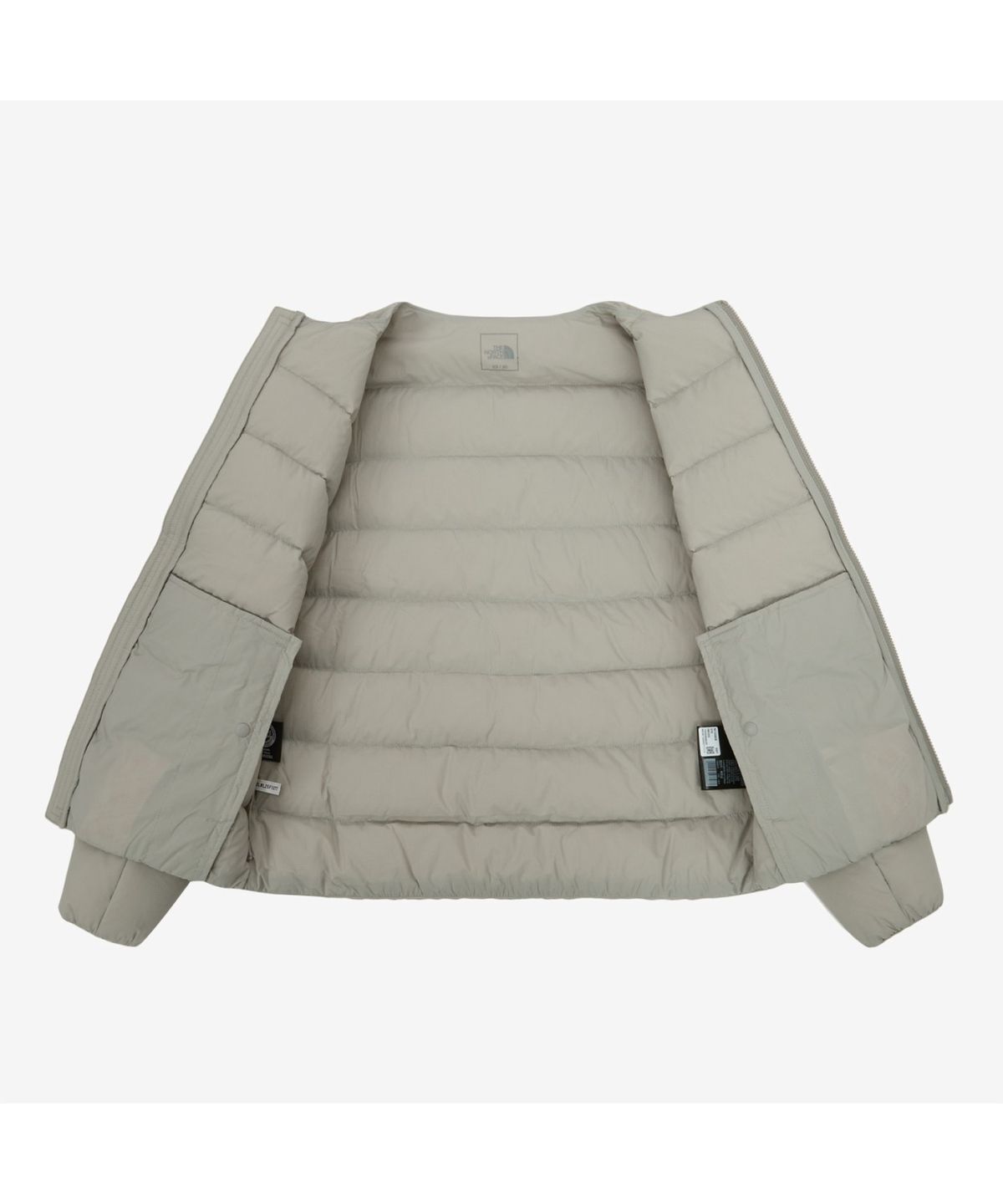 노스페이스(THE NORTH FACE) NJ1DS80B 여성 클라우드 다운 LT 가디건 GRAYISH KHAKI