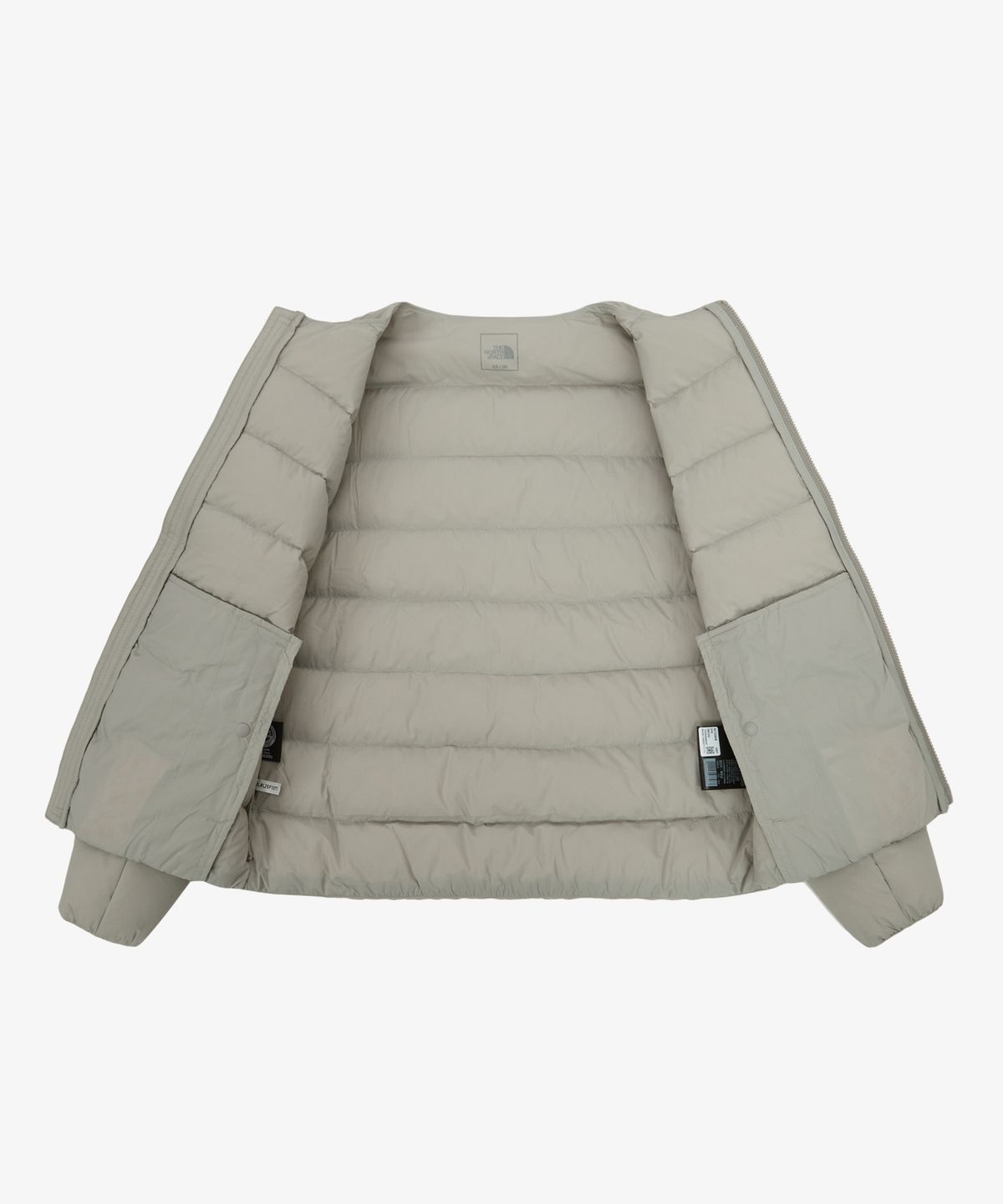 노스페이스(THE NORTH FACE) NJ1DS80B 여성 클라우드 다운 LT 가디건 GRAYISH KHAKI