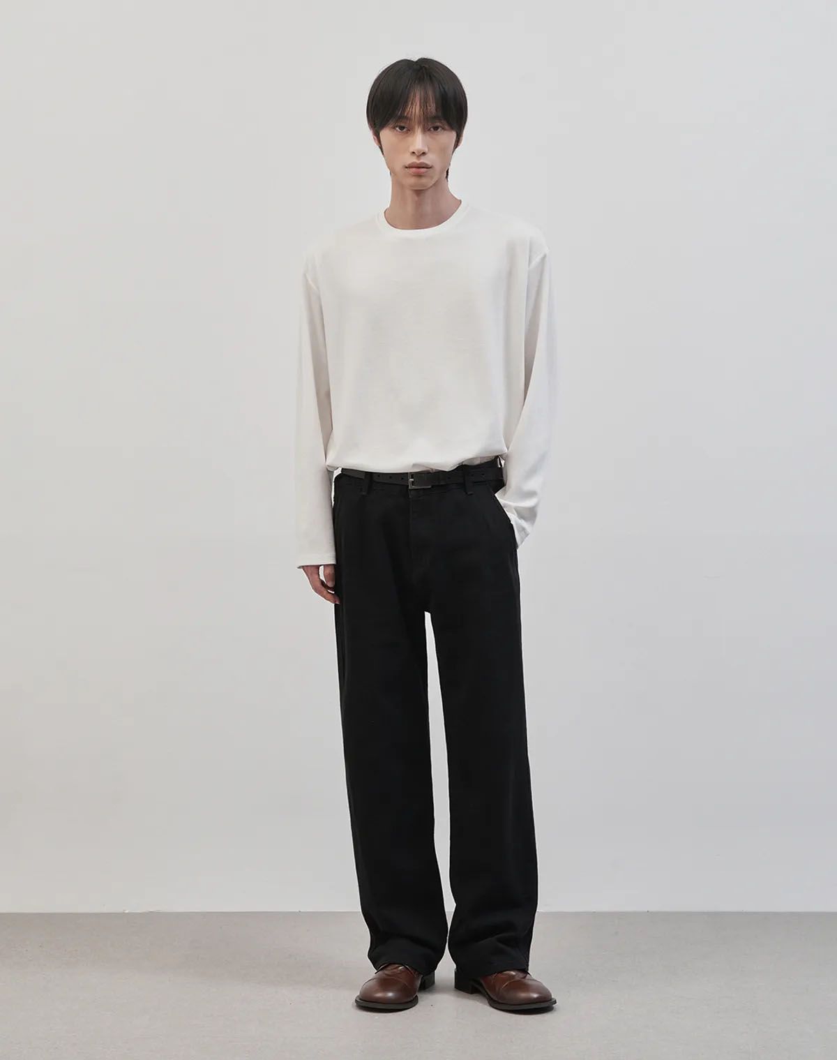 워크온바디오프(WORK ON BODY OFF) [기모] 에즈 릴렉스 세미 와이드 데님 팬츠 (3color)