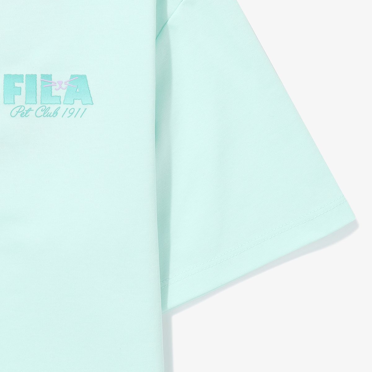 휠라 키즈(FILA KIDS) Drywave PET CLUB 세미크롭 티셔츠
