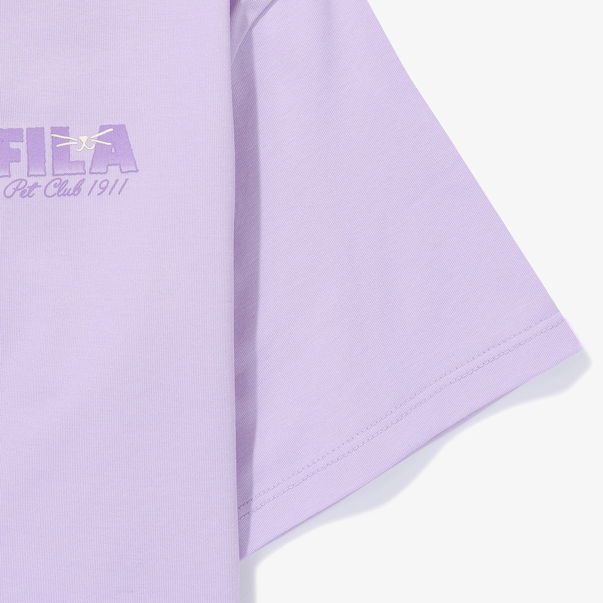 휠라 키즈(FILA KIDS) Drywave PET CLUB 세미크롭 티셔츠