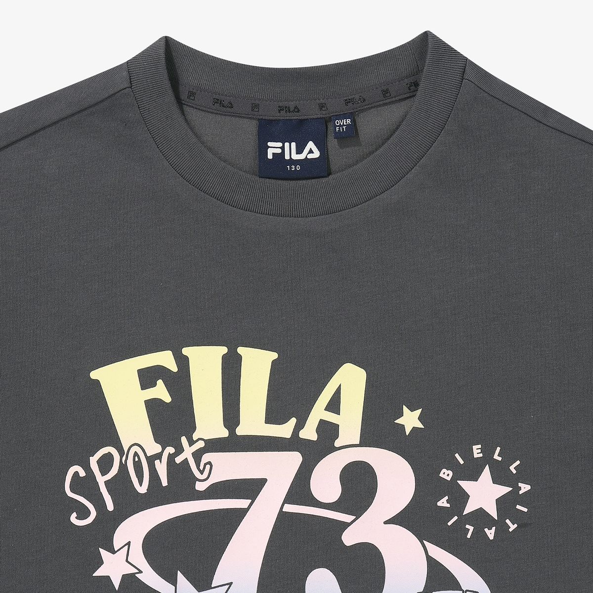 휠라 키즈(FILA KIDS) Coldwave 여아 루즈핏 티셔츠
