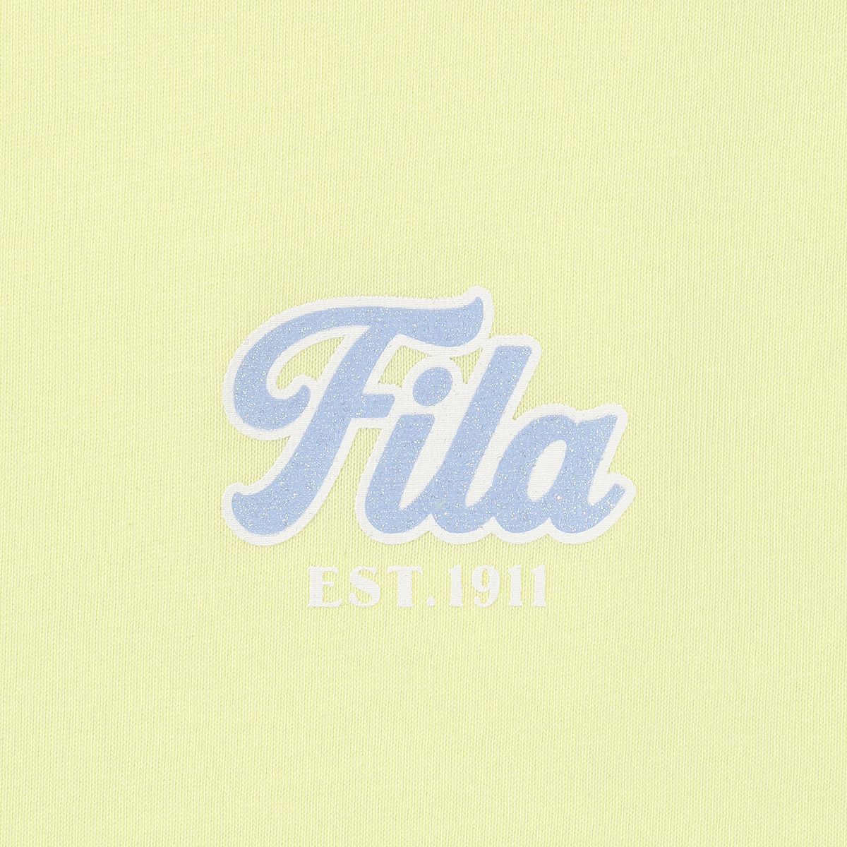휠라 키즈(FILA KIDS) 여아 소매 배색 티셔츠