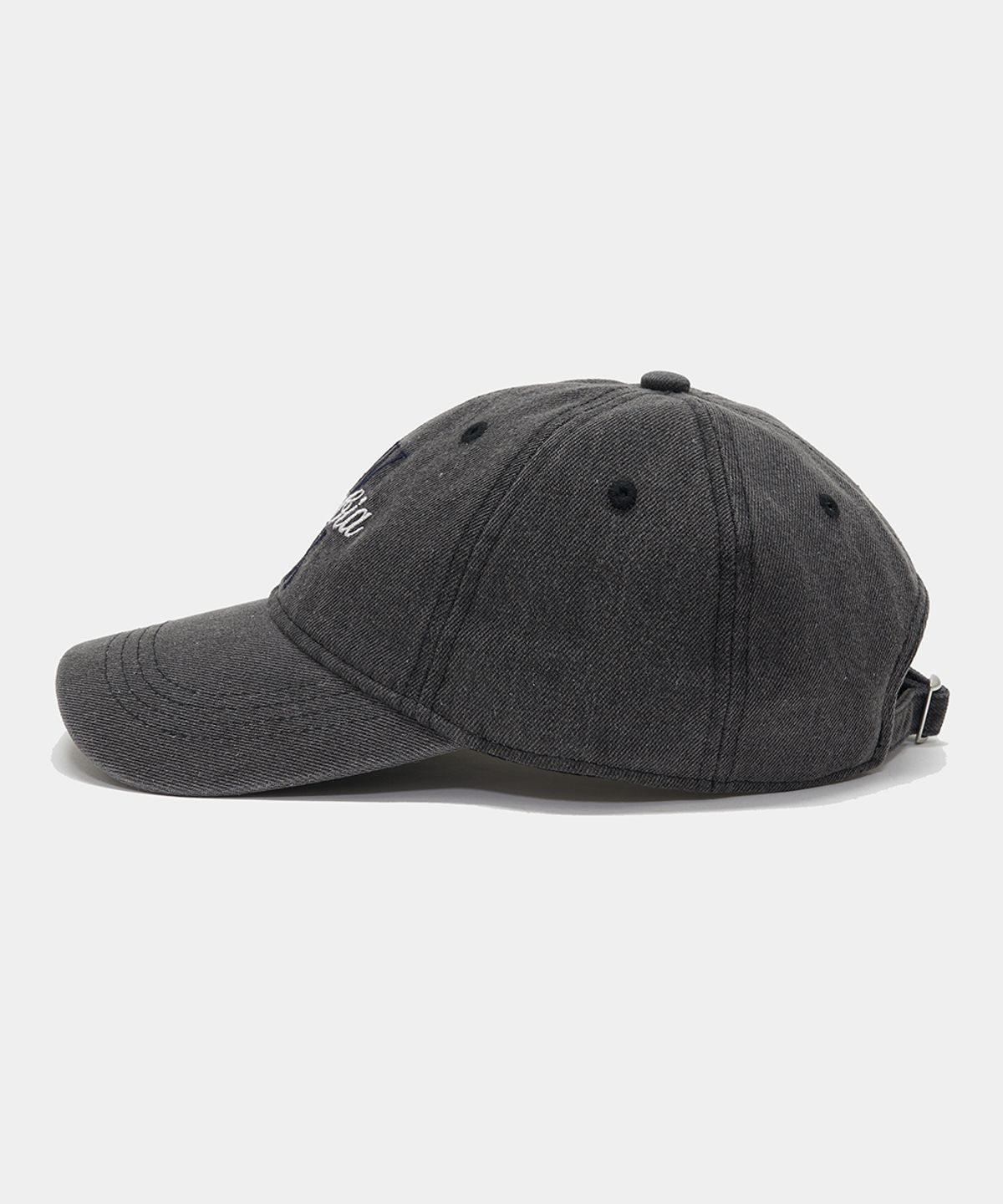 컬럼비아 유니버시티(COLUMBIA UNIVERSITY) NEW YORK EMB 6 PANEL DENIM CAP_BLACK JEAN