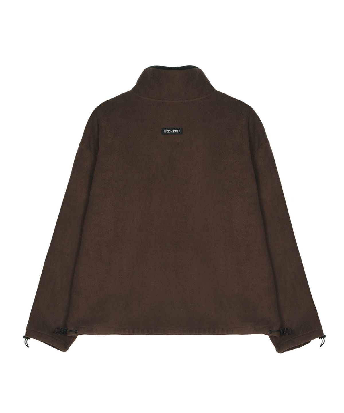 닉앤니콜(NICK&NICOLE) FLEECE ZIP-UP JACKET_BROWN