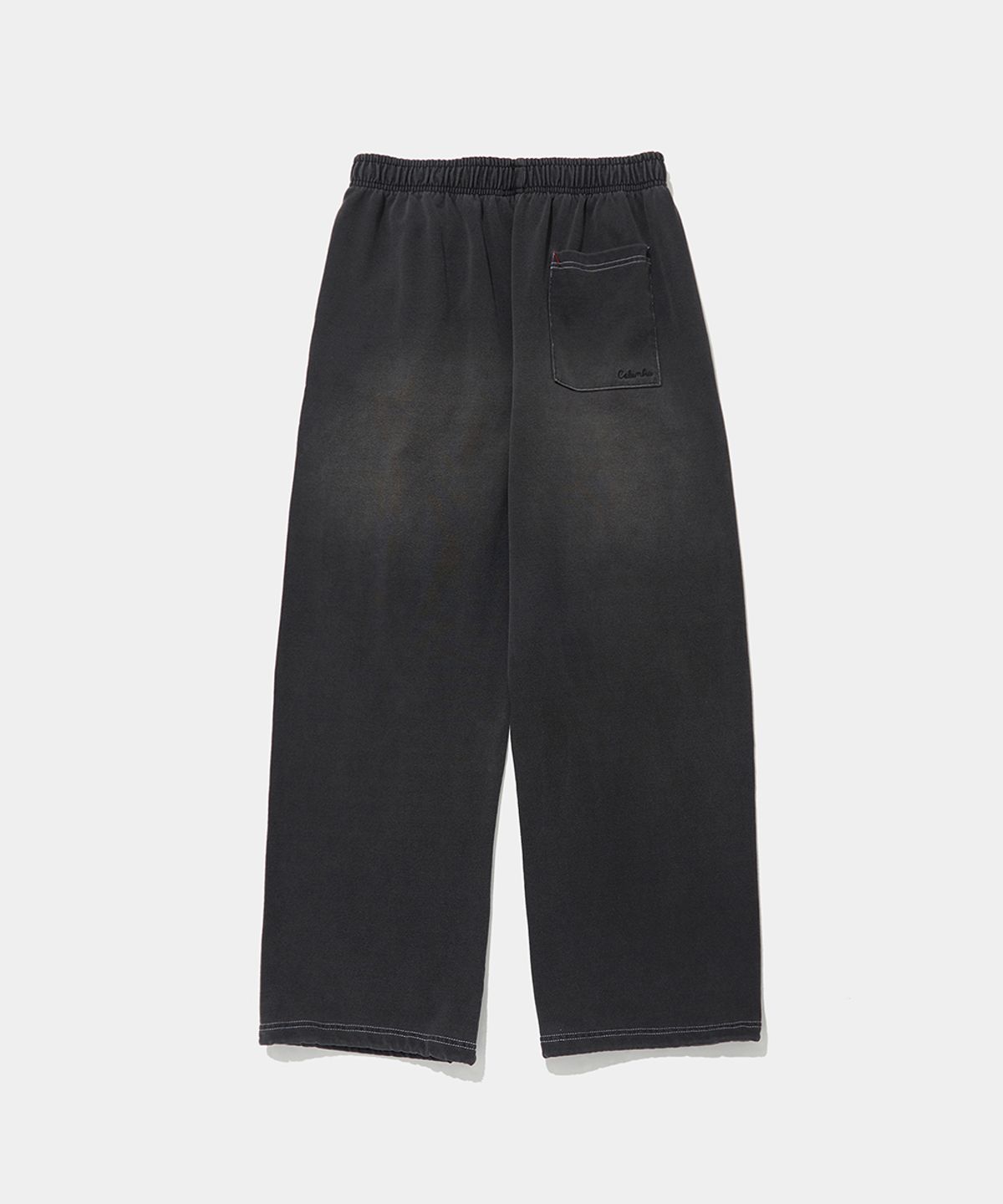 컬럼비아 유니버시티(COLUMBIA UNIVERSITY) CAT WASHED LOOSE-FIT DENIM TERRY SWEATPANTS_BLACK JEAN
