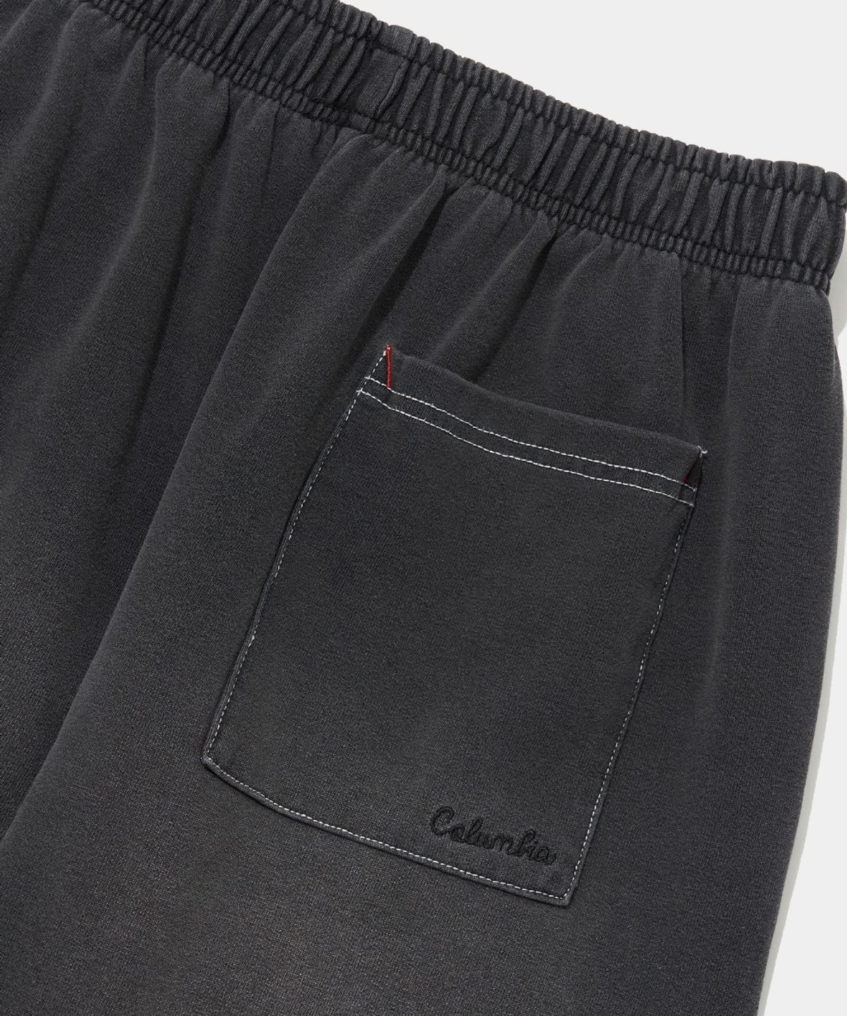 컬럼비아 유니버시티(COLUMBIA UNIVERSITY) CAT WASHED LOOSE-FIT DENIM TERRY SWEATPANTS_BLACK JEAN