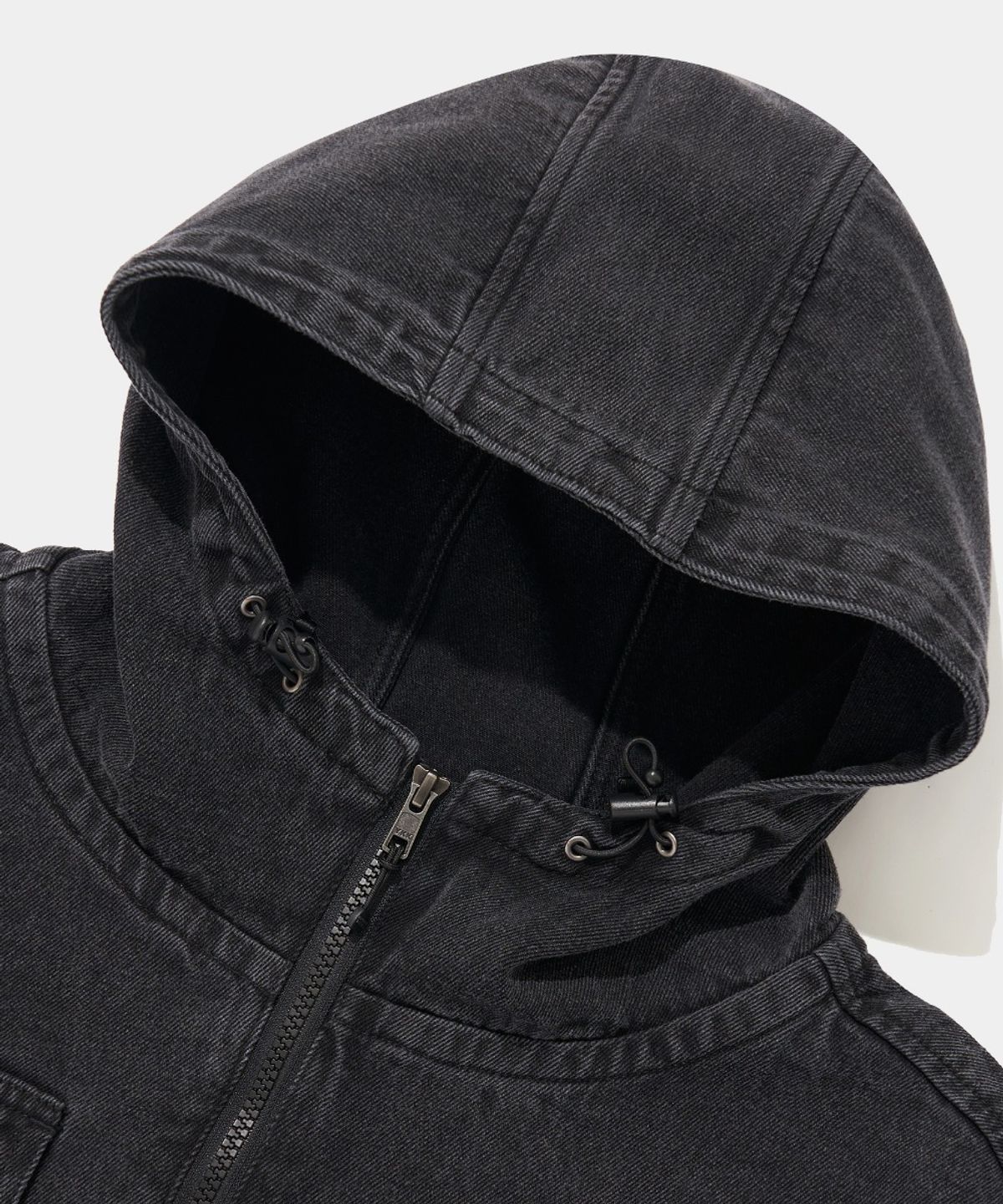 컬럼비아 유니버시티(COLUMBIA UNIVERSITY) NY STREET TAIL DENIM ANORAK JACKET_GRAY JEAN