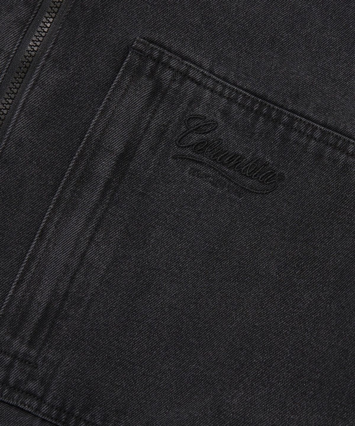 컬럼비아 유니버시티(COLUMBIA UNIVERSITY) NY STREET TAIL DENIM ANORAK JACKET_GRAY JEAN