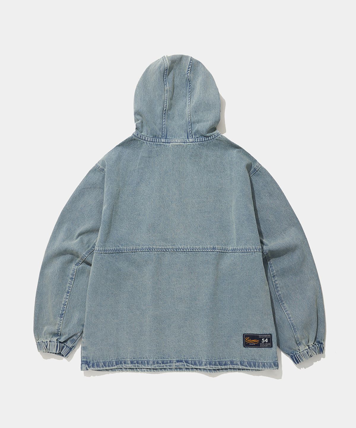 컬럼비아 유니버시티(COLUMBIA UNIVERSITY) NY STREET TAIL DENIM ANORAK JACKET_LIGHT JEAN