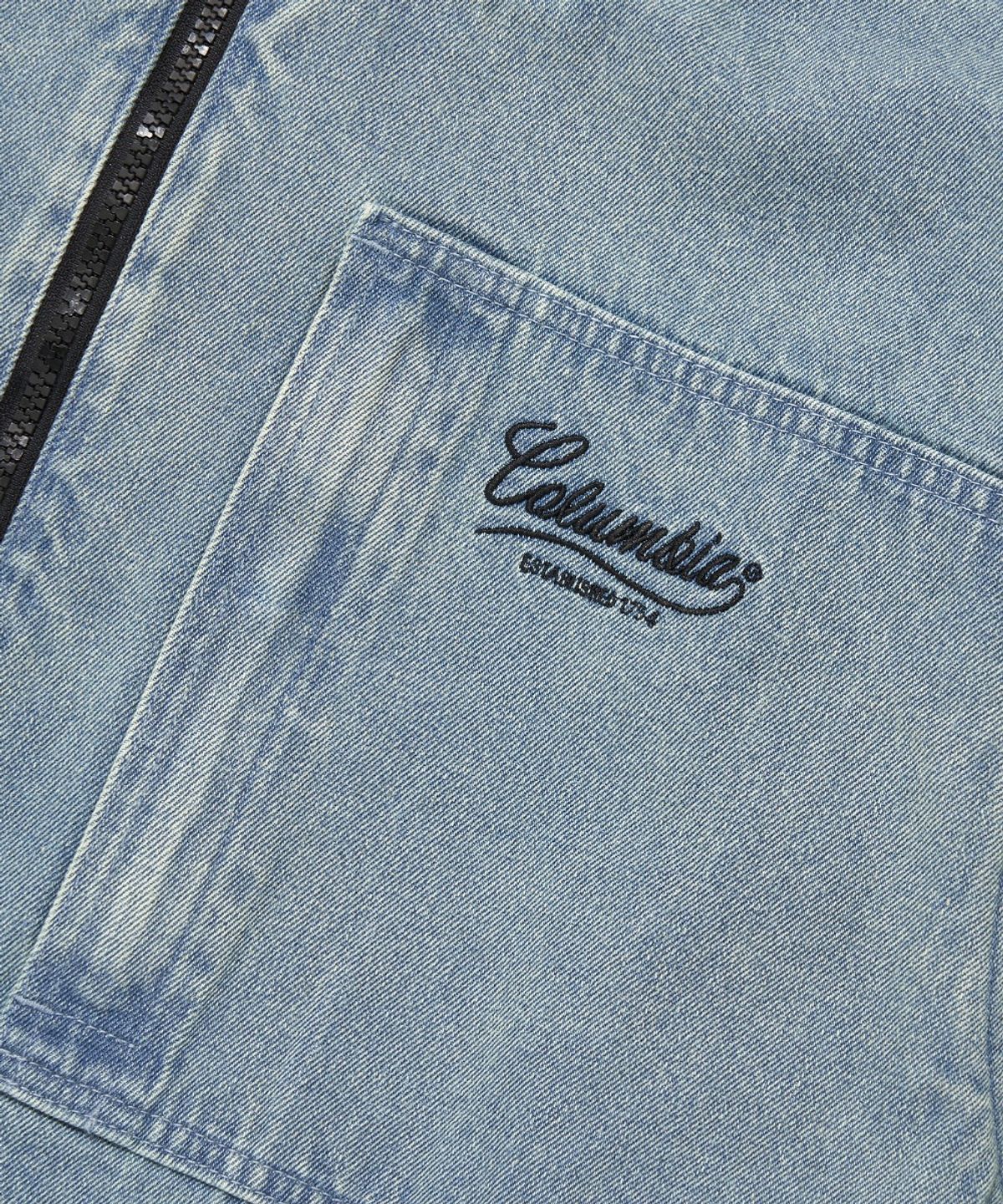 컬럼비아 유니버시티(COLUMBIA UNIVERSITY) NY STREET TAIL DENIM ANORAK JACKET_LIGHT JEAN