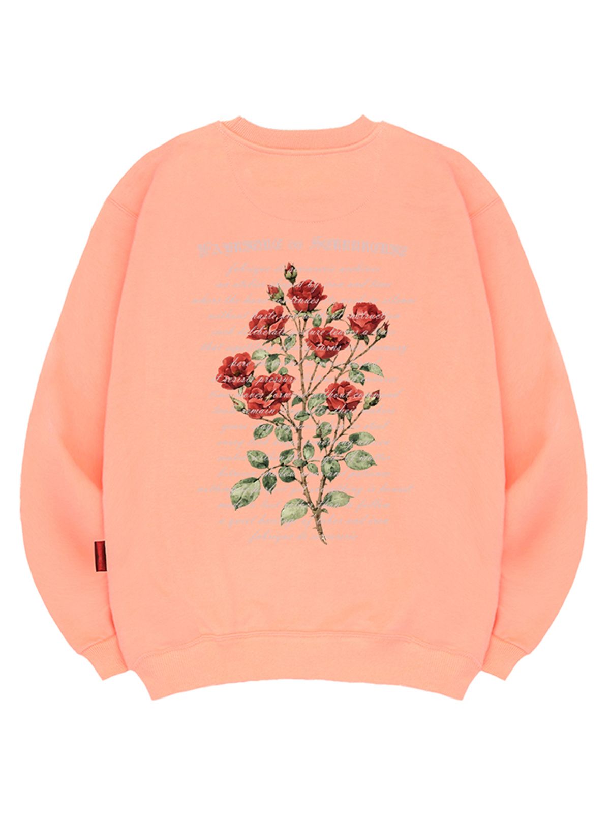 엘라모(LLAMO) 로즈루즈 맨투맨 남녀공용 빅사이즈 S~4XL