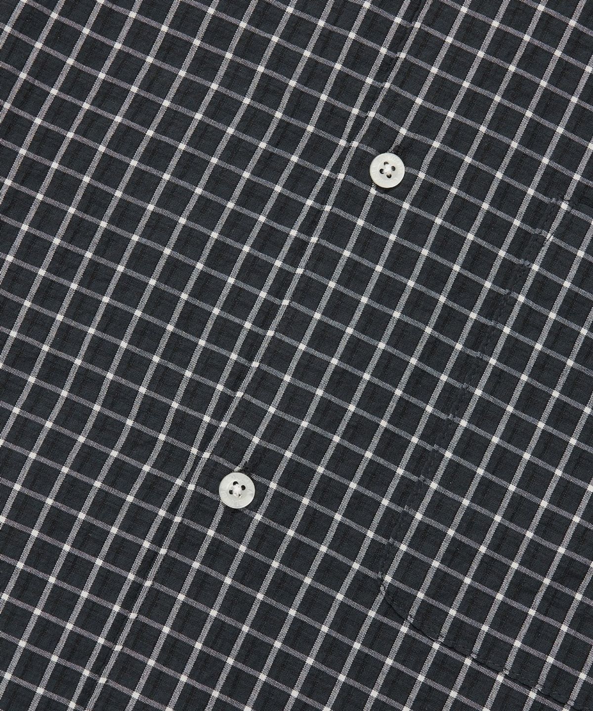 컬럼비아 유니버시티(COLUMBIA UNIVERSITY) MICRO-CHECK UTILITY SHIRTS_BLACK